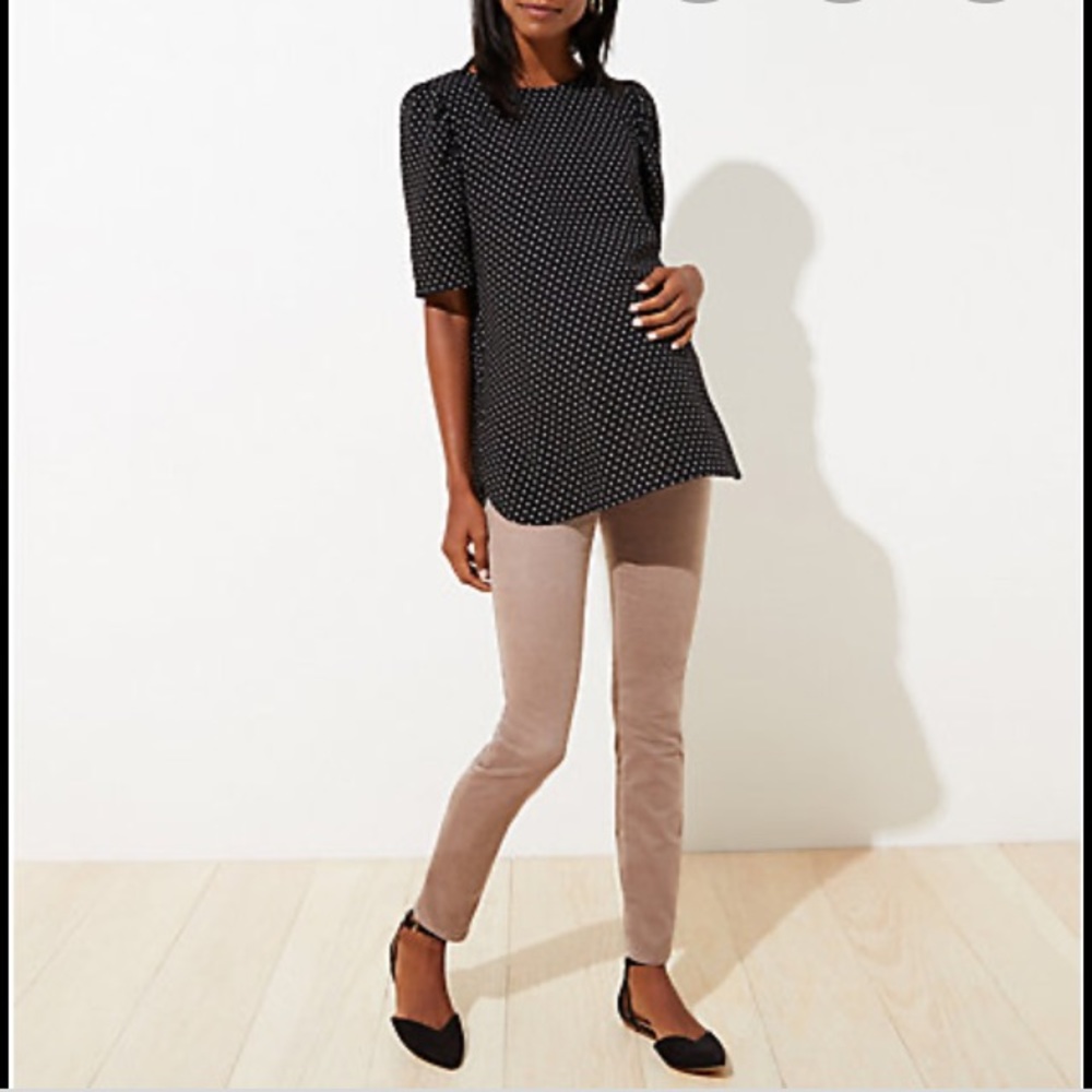NWT LOFT Maternity Skinny Corduroy Pants